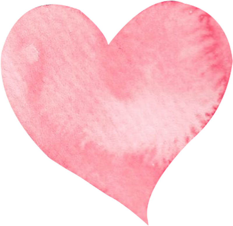 Heart watercolor